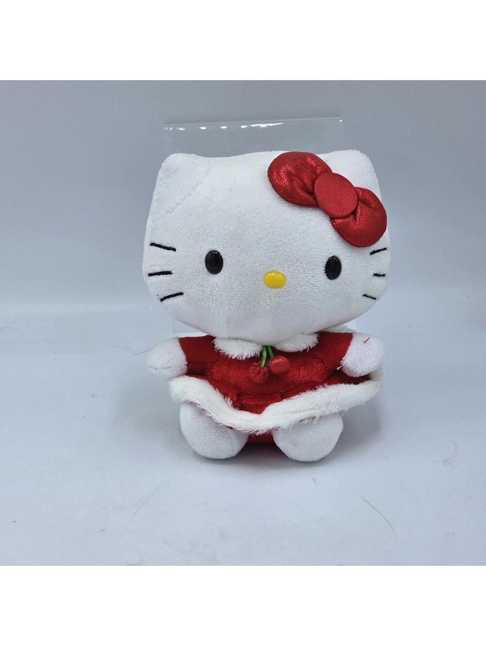 TY Sanrio HELLO KITTY ( Christmas Santa Red Dress - 5 inch)Plush Sanrio